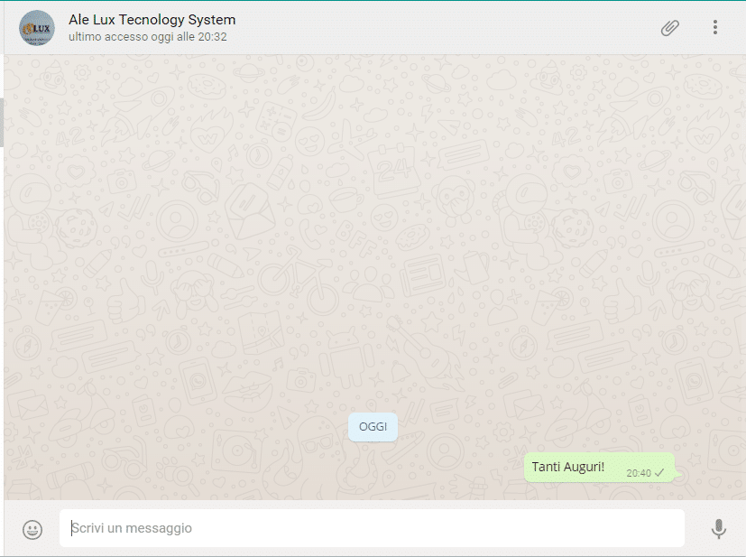 Invia il messaggio tramite WhatsApp sul PC