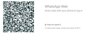 Codice QR di WhatsApp