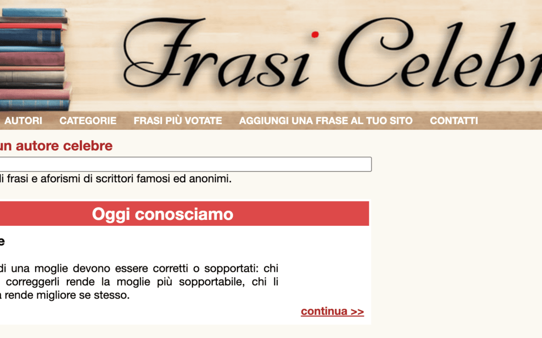 Frasicelebri.net il Nuovo portale dell'anima