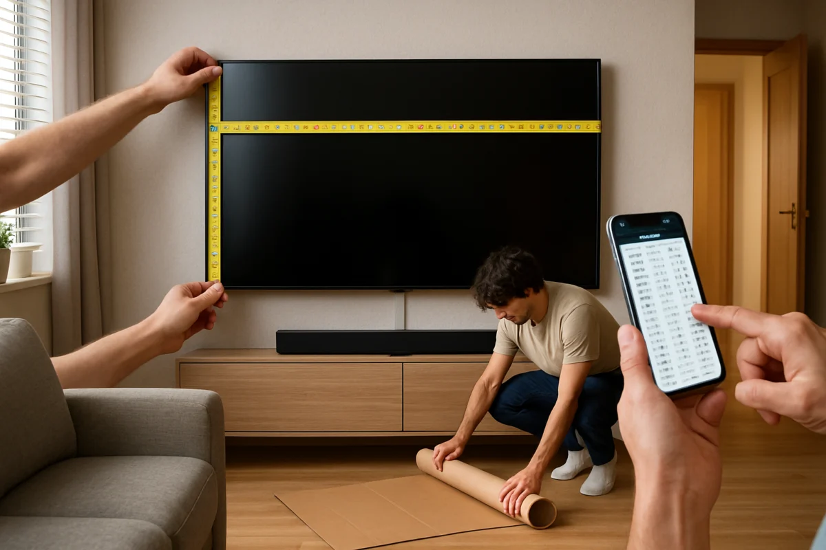 Dimensioni TV e progettazione dello spazio ideale per il tuo angolo entertainment