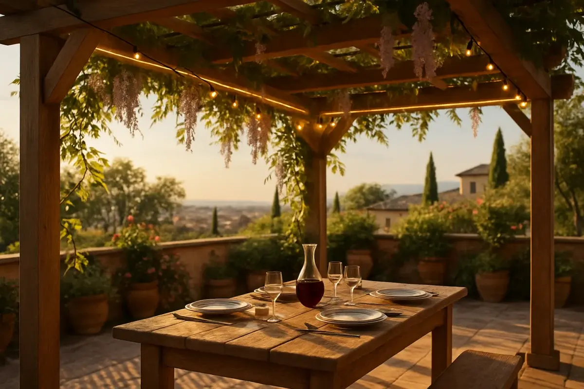 La pergola ideale: storia, materiali e guida pratica alla progettazione