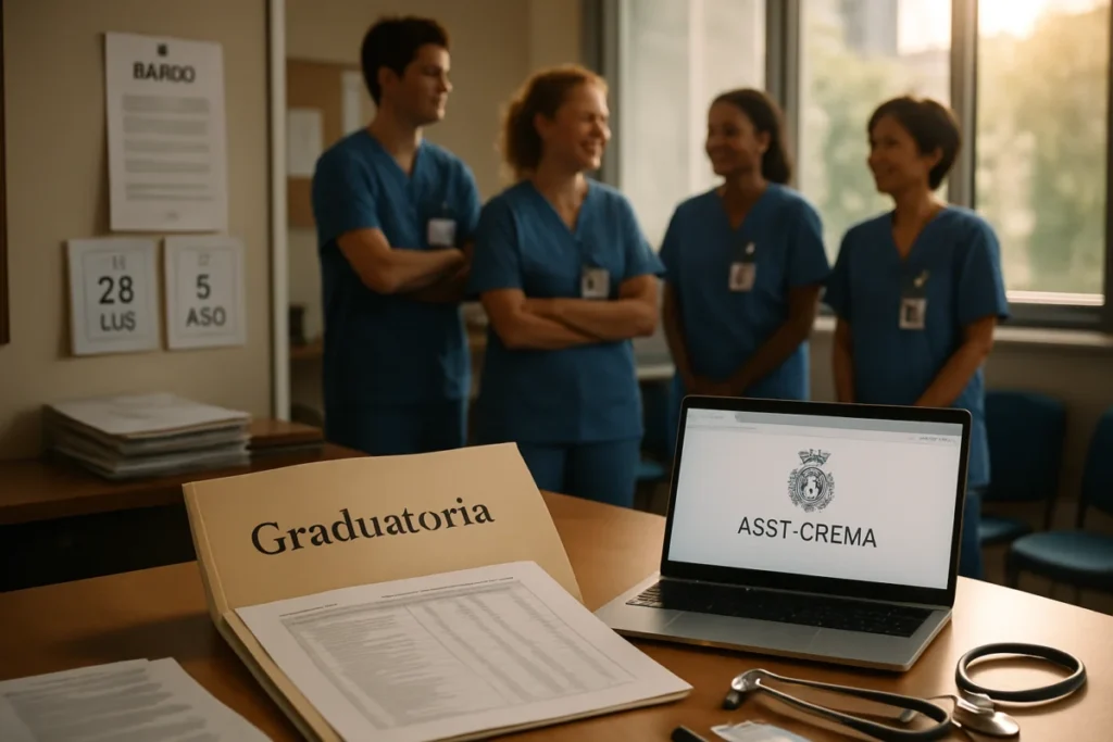 Concorso Infermieri ASST Crema 2026: esito, graduatoria e scorrimento spiegati