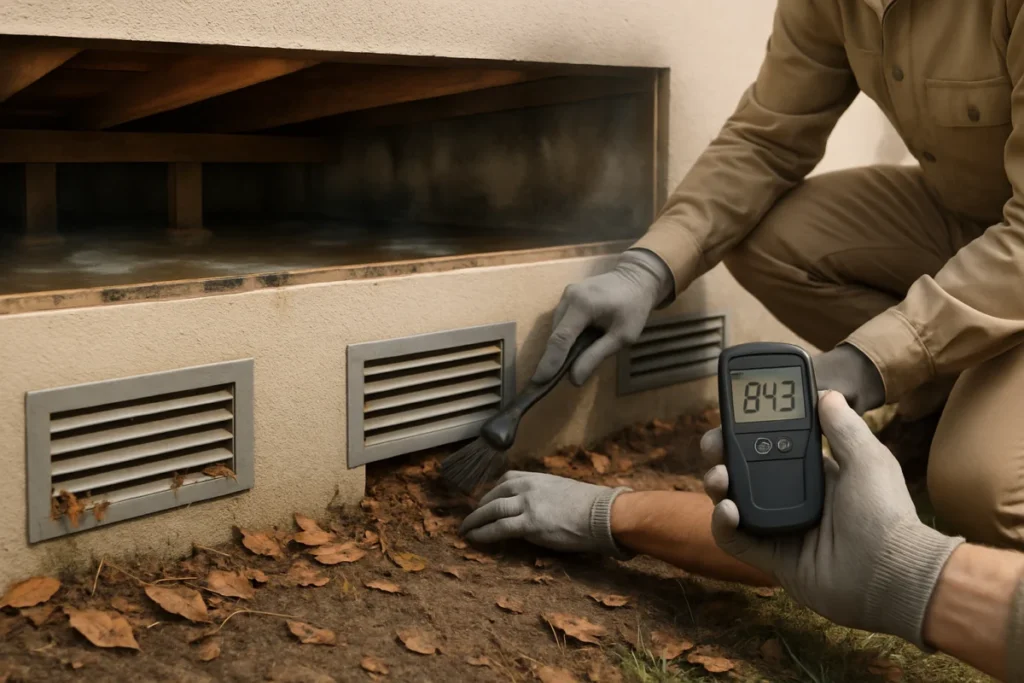 Bocchette del vespaio aerato ostruite: rischi per l’umidità, segnali da controllare e metodi pratici per ripristinare la ventilazione