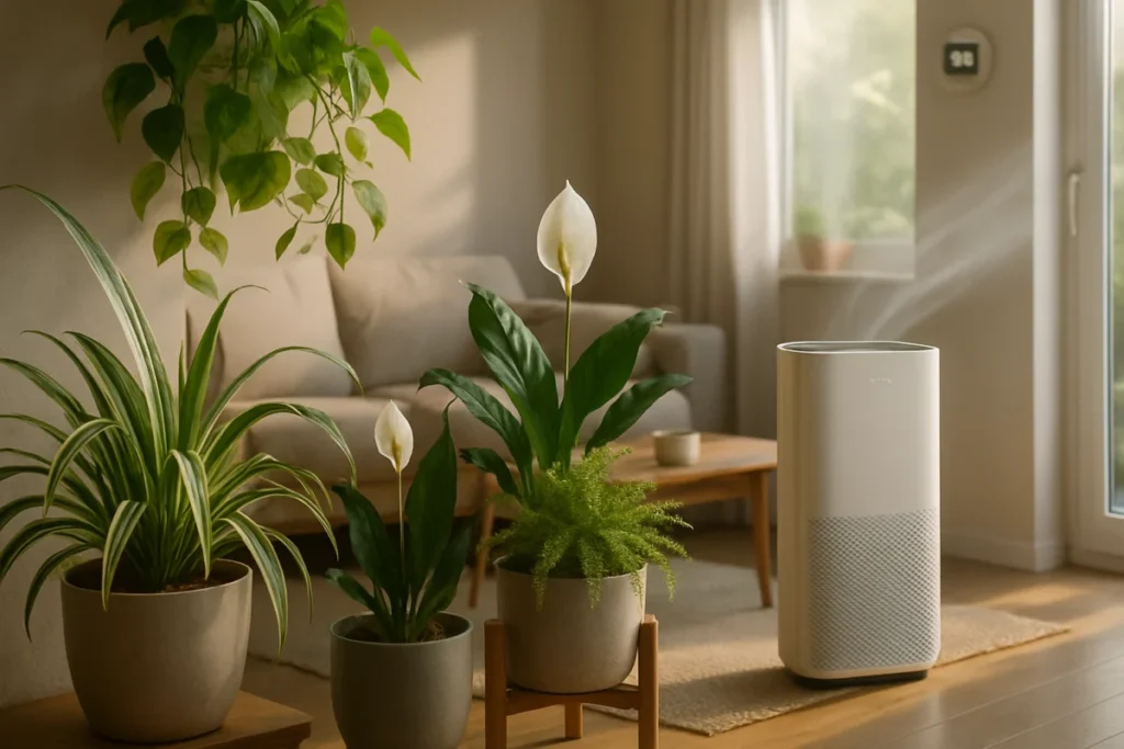 Quanto sono efficaci le piante che purificano l’aria in casa: miti e verità pratiche