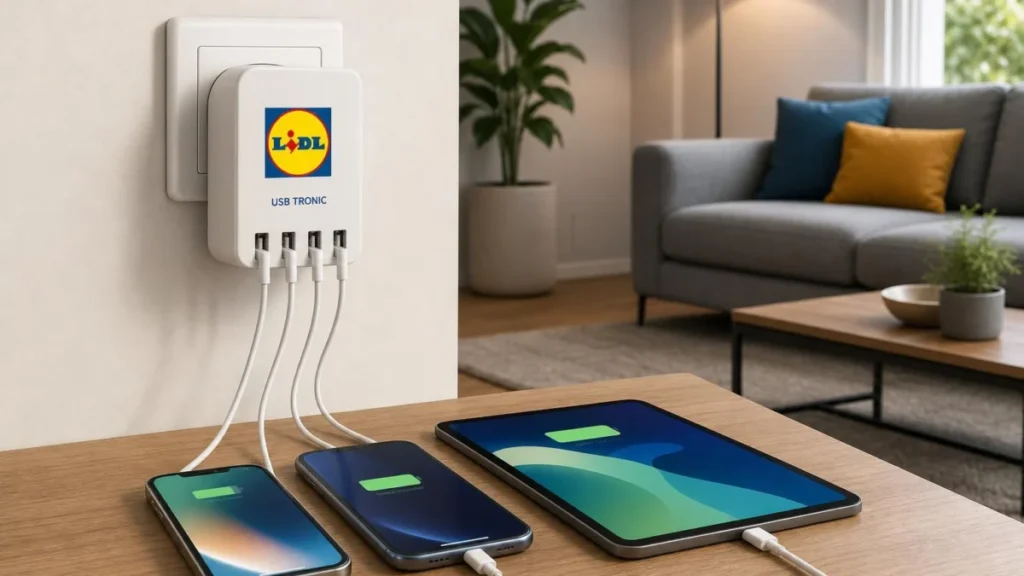 Adattatore Lidl per moltiplicare prese elettriche e USB senza lavori in casa a meno di 9 euro