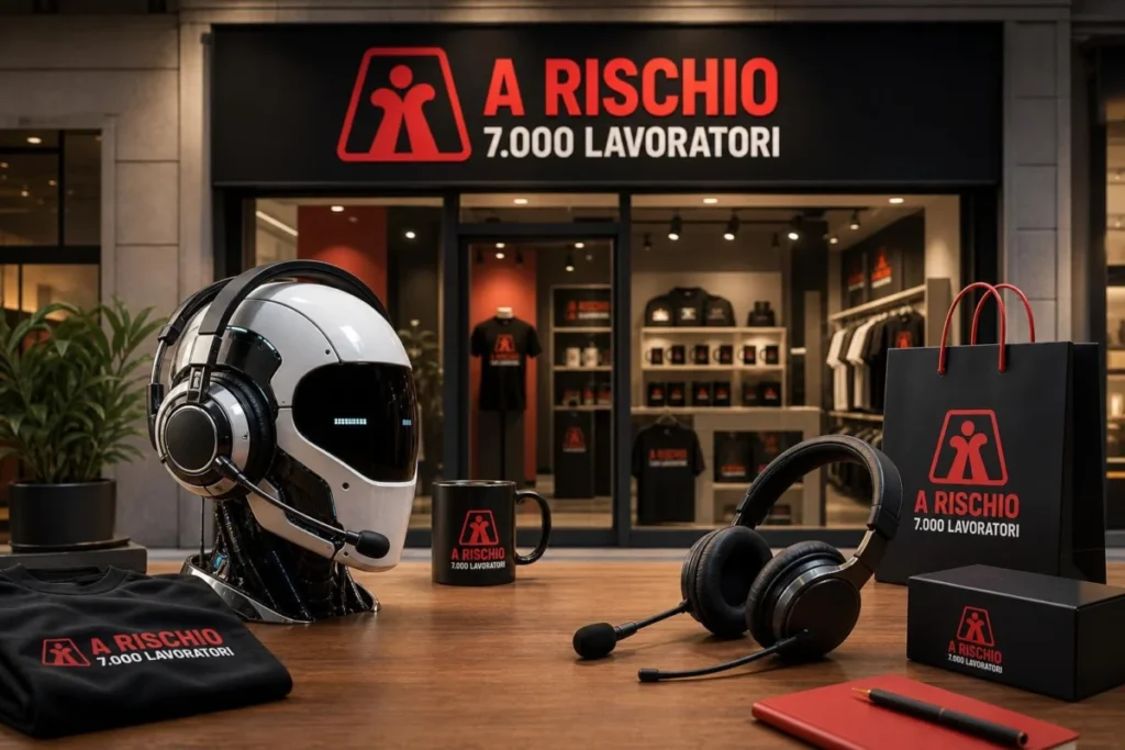 Rappresentazione visiva di robot con cuffie che sostituiscono operatori umani nel settore call center